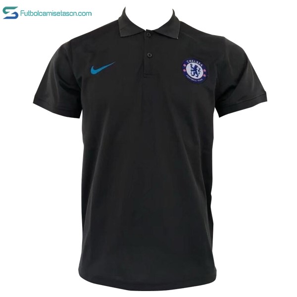 Polo Chelsea 2017/18 Negro